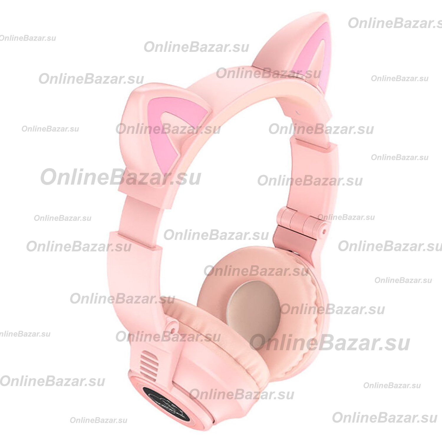 Беспроводные наушники Borofone BO18 Cat <розовый> ― OnlineBazar.su
