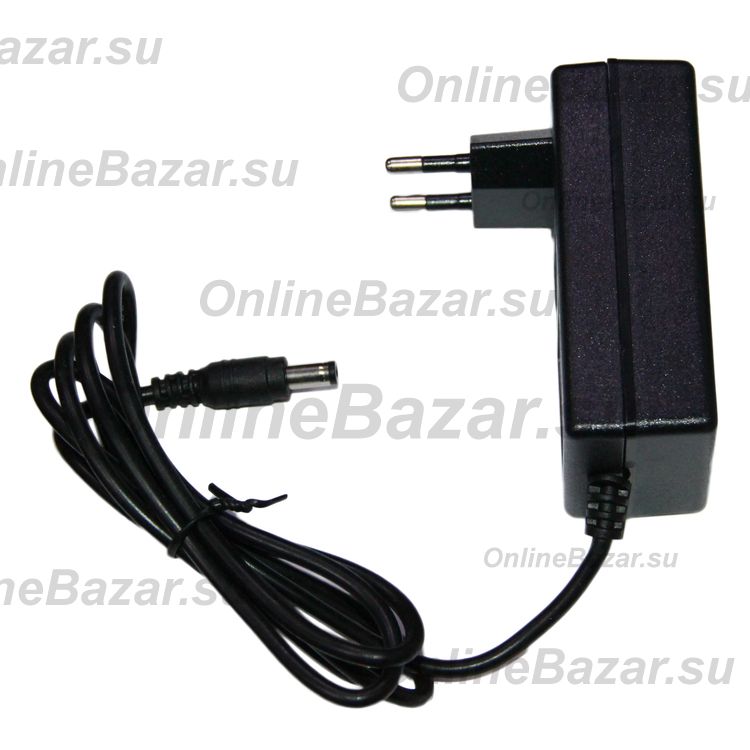 Блок питания (12V/2.5A/штекер 5.5*2.1) <черный>  ― OnlineBazar.su