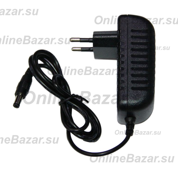Блок питания (12V/2A/штекер 5.5*2.5) <черный>  ― OnlineBazar.su