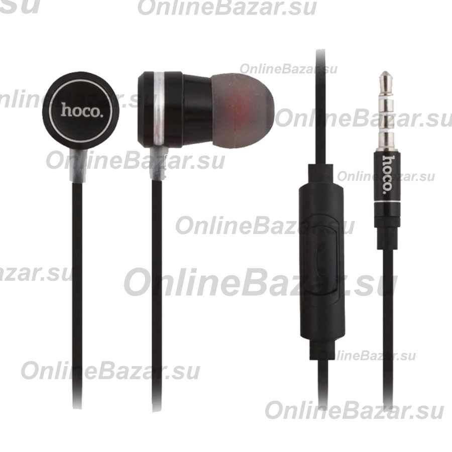 Гарнитура 3.5 Hoco M16 <черный> ― OnlineBazar.su