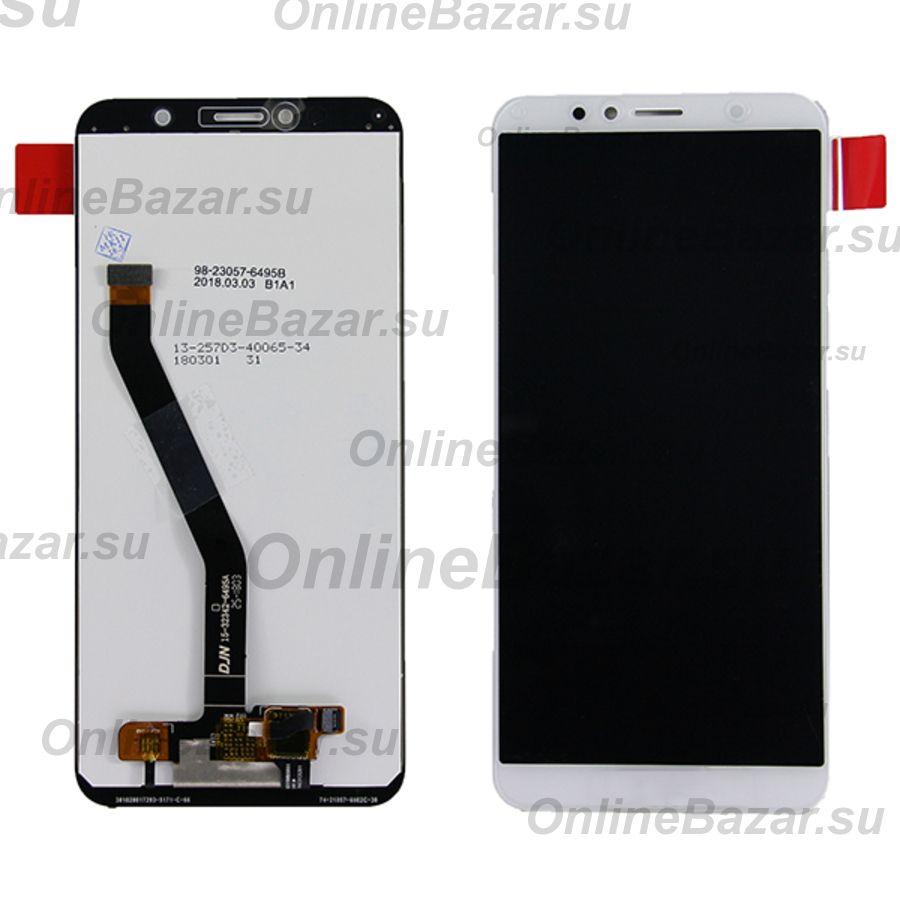 Дисплей для Honor 7C (AUM-L41) в сборе с тачскрином <белый> ― OnlineBazar.su