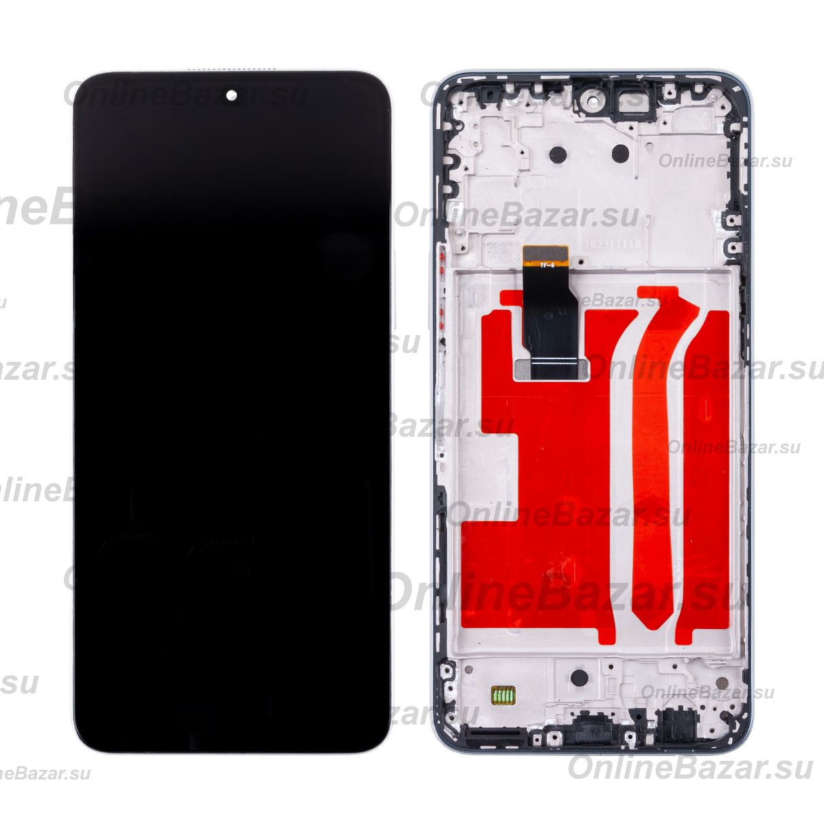 Дисплей для Honor X8 (TFY-LX1) модуль в сборе с тачскрином <серебро> (оригинал) ― OnlineBazar.su