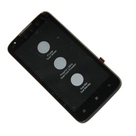 Дисплей для Lenovo A680 модуль в сборе с тачскрином <черный>