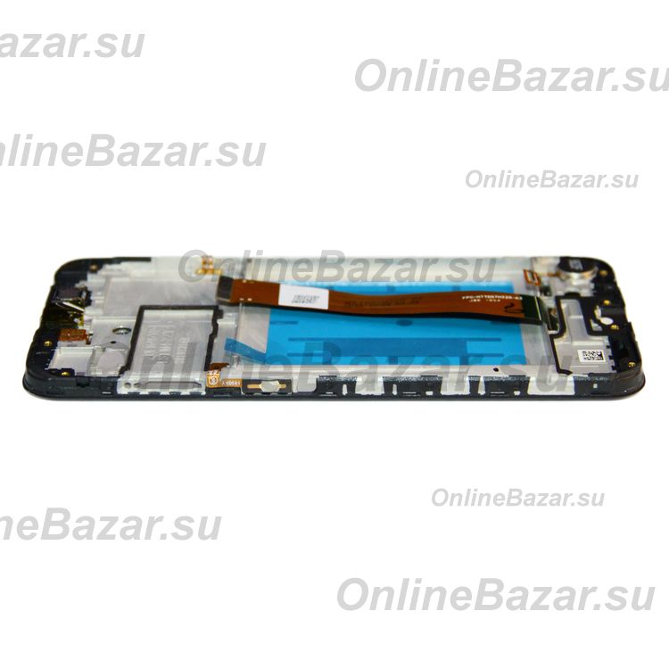 Дисплей для Samsung SM-A015F (Galaxy A01) модуль в сборе с тачскрином (широкий разъем шлейфа) <черный> (оригинал) ― OnlineBazar.su
