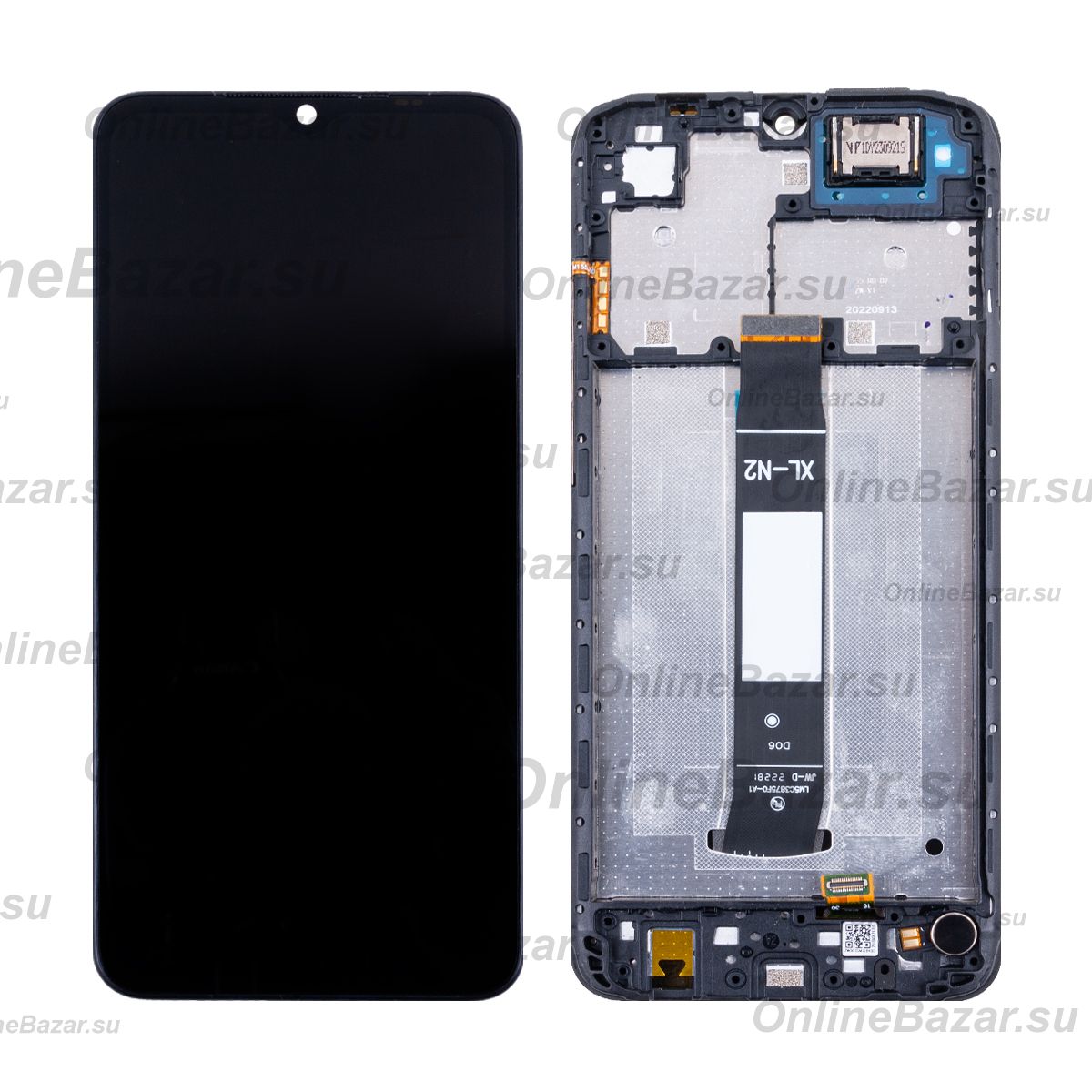 Дисплей для Xiaomi Redmi A1 модуль в сборе с тачскрином <черный> (оригинал) ― OnlineBazar.su