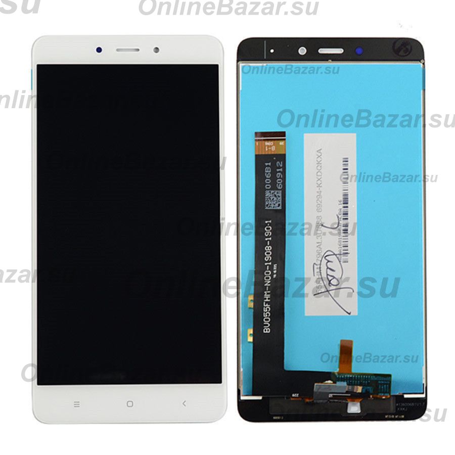 Дисплей для Xiaomi Redmi Note 4 в сборе с тачскрином <белый> ― OnlineBazar.su