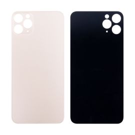 Задняя крышка для Apple iPhone 11 Pro (широкий вырез под камеру) <золотой> (оригинал)