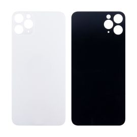 Задняя крышка для Apple iPhone 11 Pro Max (широкий вырез под камеру) <белый> (оригинал)