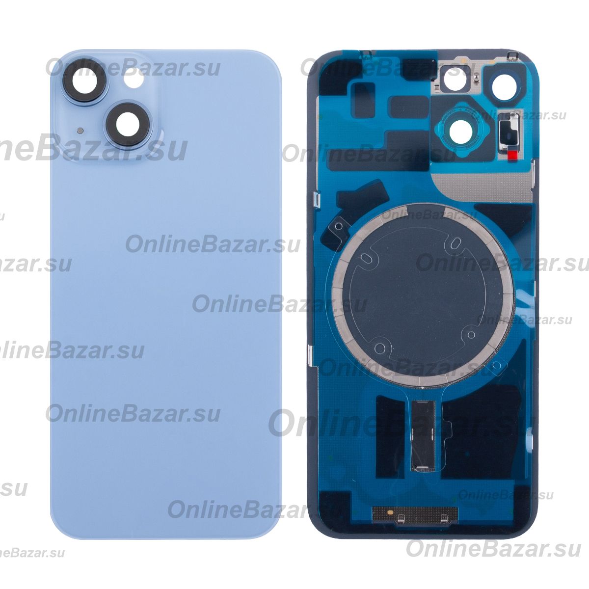 Задняя крышка для Apple iPhone 14 в сборе <синий> (оригинал) ― OnlineBazar.su