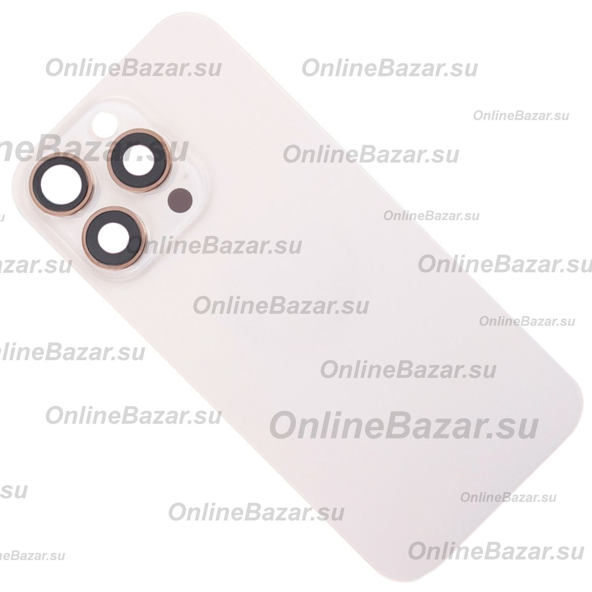 Задняя крышка для Apple iPhone 16 Pro в сборе с магнитом MagSafe <бежевый> (оригинал) ― OnlineBazar.su