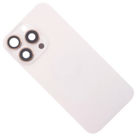 Задняя крышка для Apple iPhone 16 Pro в сборе с магнитом MagSafe <бежевый> (оригинал)