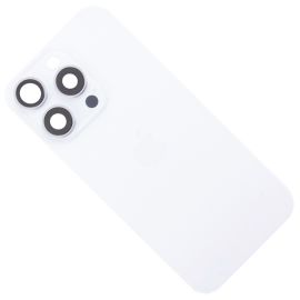 Задняя крышка для Apple iPhone 16 Pro в сборе с магнитом MagSafe <белый> (оригинал)