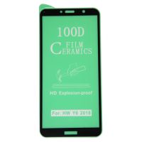 Защитная пленка для Huawei Y6 2018 (полное покрытие, силикон) <черный> ― OnlineBazar.su