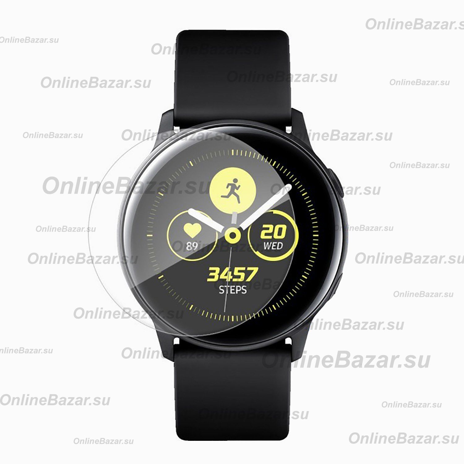 Защитное стекло для Samsung Galaxy Watch 4 Classic (46 мм) (2D/не полное покрытие) ― OnlineBazar.su