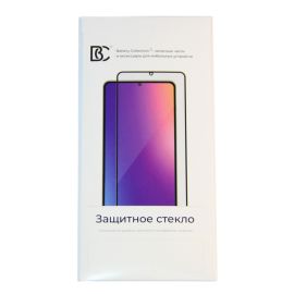 Защитное стекло для Samsung SM-A505F (Galaxy A50) (2.5D/закаленное, полная наклейка) <черный> в блистере