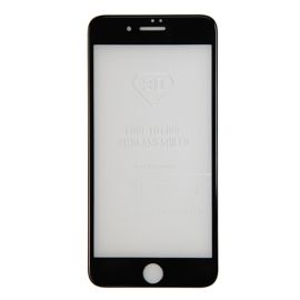 Защитное стекло для Apple iPhone 7 Plus (супер закаленное, полное покрытие 3D 0.3 мм) <черный>