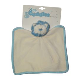 Игрушка мягкая салфетка Лев Baby Cuddles Серия Малыш <голубой>