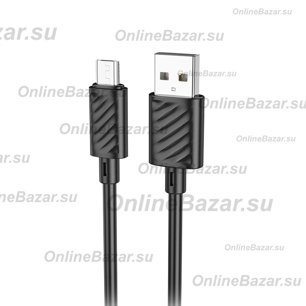 Кабель USB MicroUSB <черный> ― OnlineBazar.su