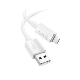 Кабель USB MicroUSB Hoco X107 (1 метр) <белый>