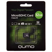 Карта памяти MicroSDHC 32 Gb CL10 Qumo ― OnlineBazar.su