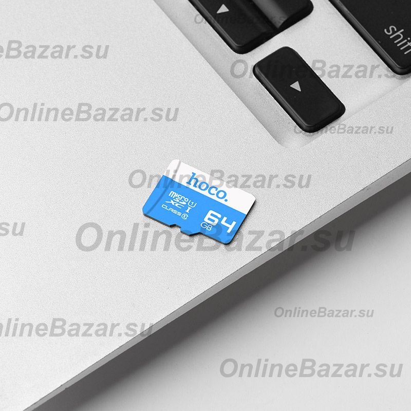 Карта памяти MicroSD 64 Gb CL10 Hoco TF ― OnlineBazar.su