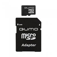 Карта памяти MicroSDHC 32 Gb CL10 (UHS-1) Qumo в блистере с адаптером ― OnlineBazar.su