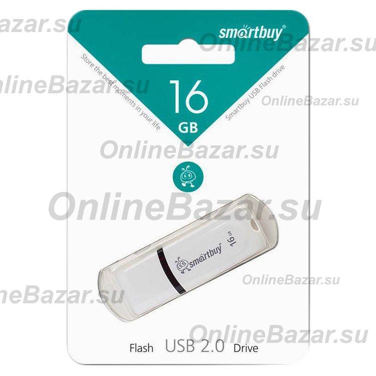 Карта памяти USB 16 Gb Smart Buy Paean <белый> ― OnlineBazar.su