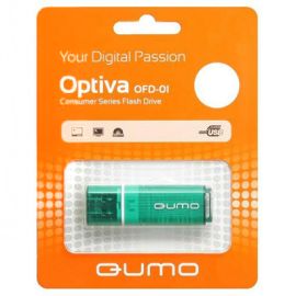 Карта памяти USB 16 Gb Qumo Optiva OFD-01 в блистере <зеленый>