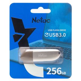 Карта памяти USB 3.0 256 Gb Netac U352 в блистере <серебро>