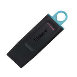 Карта памяти USB 3.2 64 Gb Kingston DataTraveler Exodia в блистере <черный>