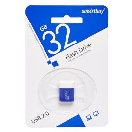 Карта памяти USB 32 Gb Smart Buy Lara <синий>