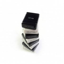 Карта памяти USB 32 Gb Qumo Nano в блистере <белый>