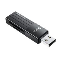 Карт-ридер Hoco HB20 (USB 2.0) <черный> ― OnlineBazar.su