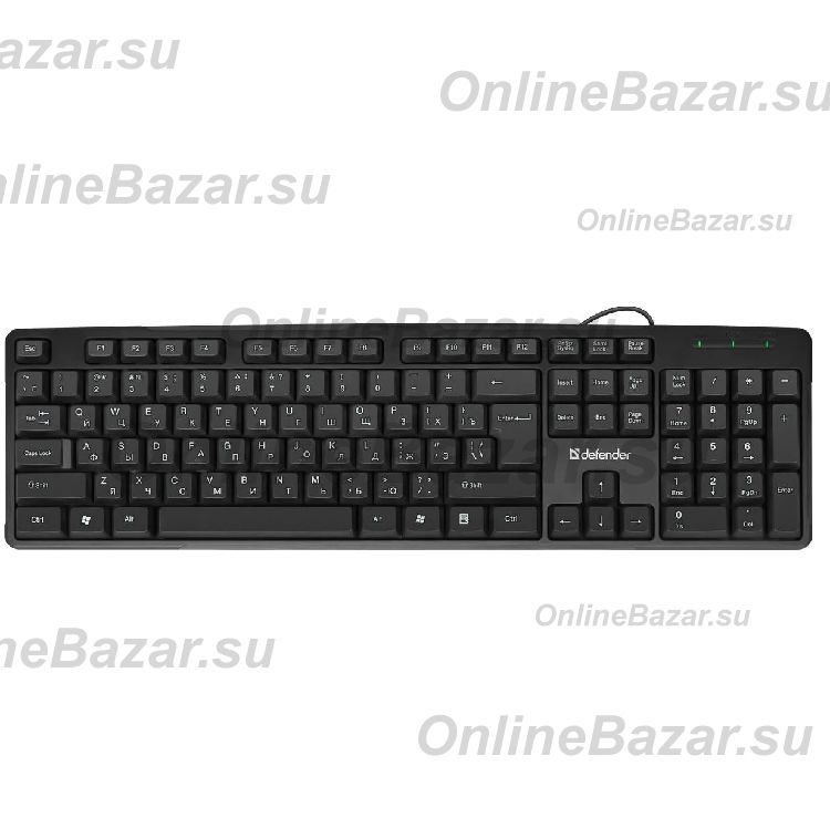 Клавиатура проводная Defender Next HB-440 <черный> ― OnlineBazar.su