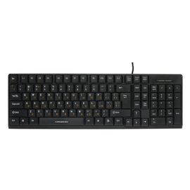Клавиатура проводная Nakatomi Navigator KN-03U (USB) <черный>