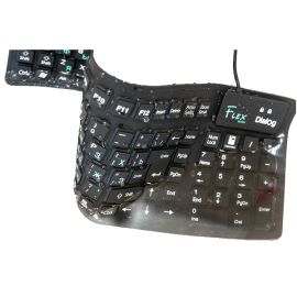Клавиатура Dialog Flex KFX-03U проводная гибкая <черный>