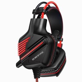 Компьютерная гарнитура Borofone BO101 Racing с микрофоном <красный>