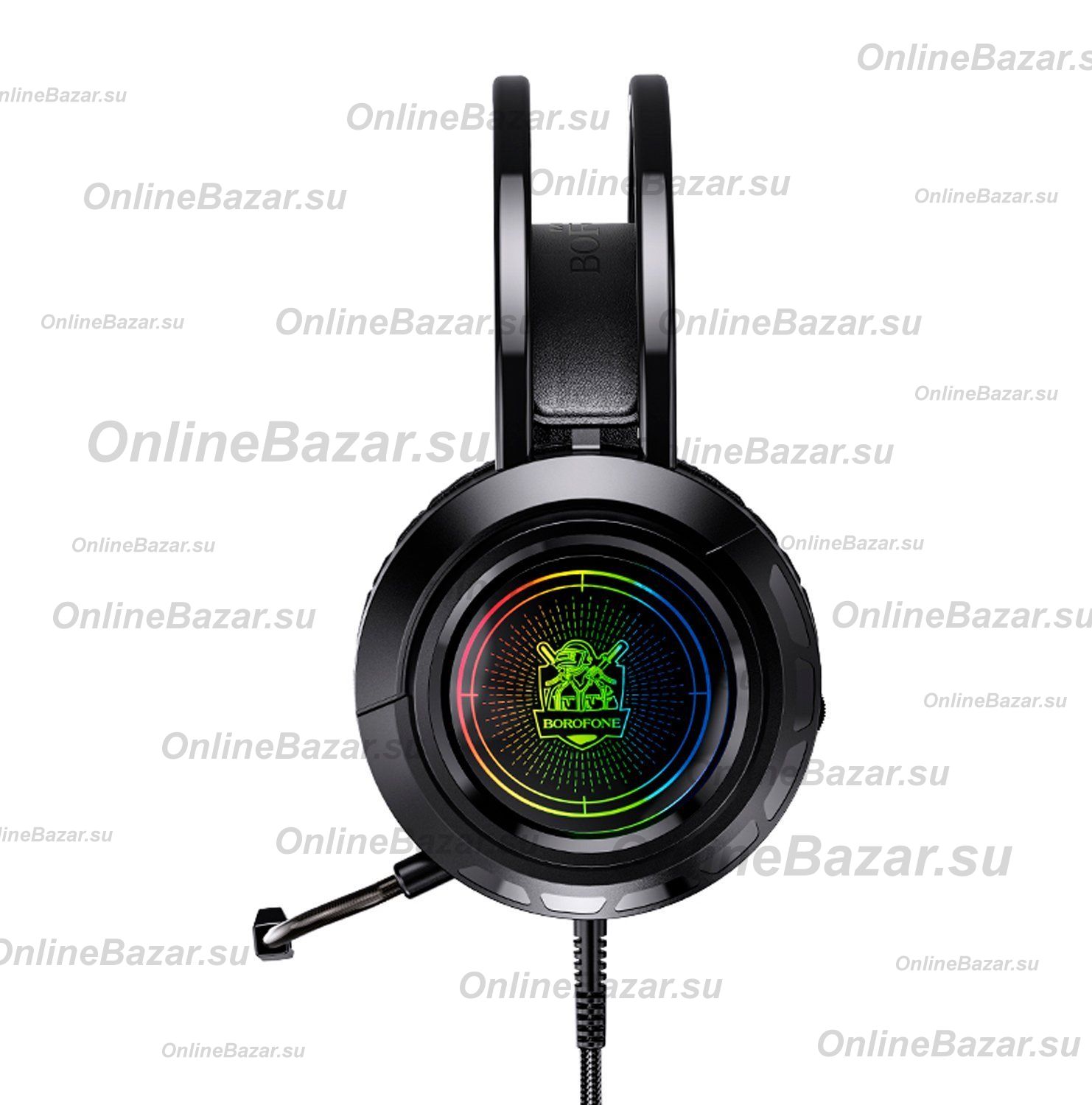 Компьютерная гарнитура Borofone BO103 Surpass <черный> ― OnlineBazar.su