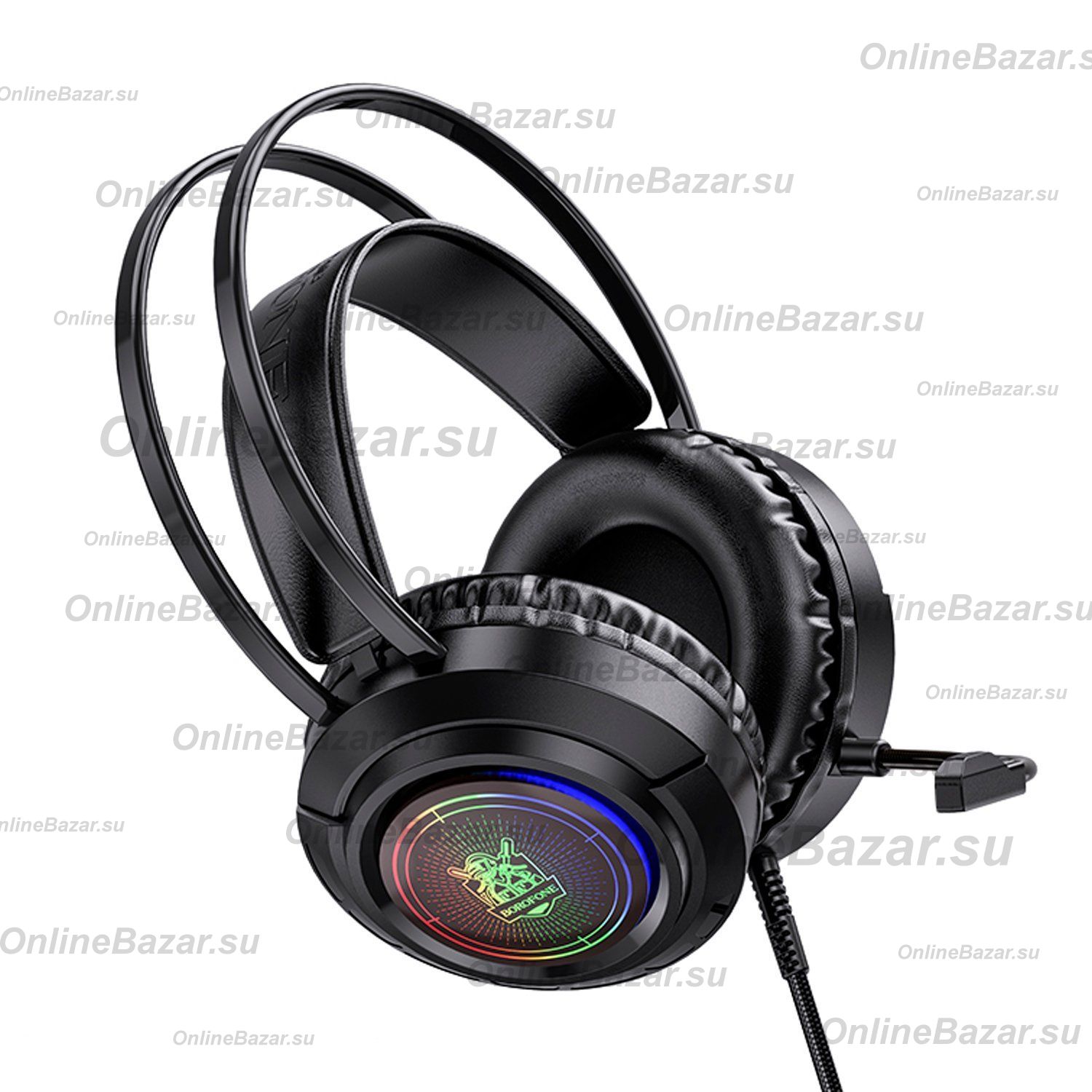 Компьютерная гарнитура Borofone BO103 Surpass <черный> ― OnlineBazar.su