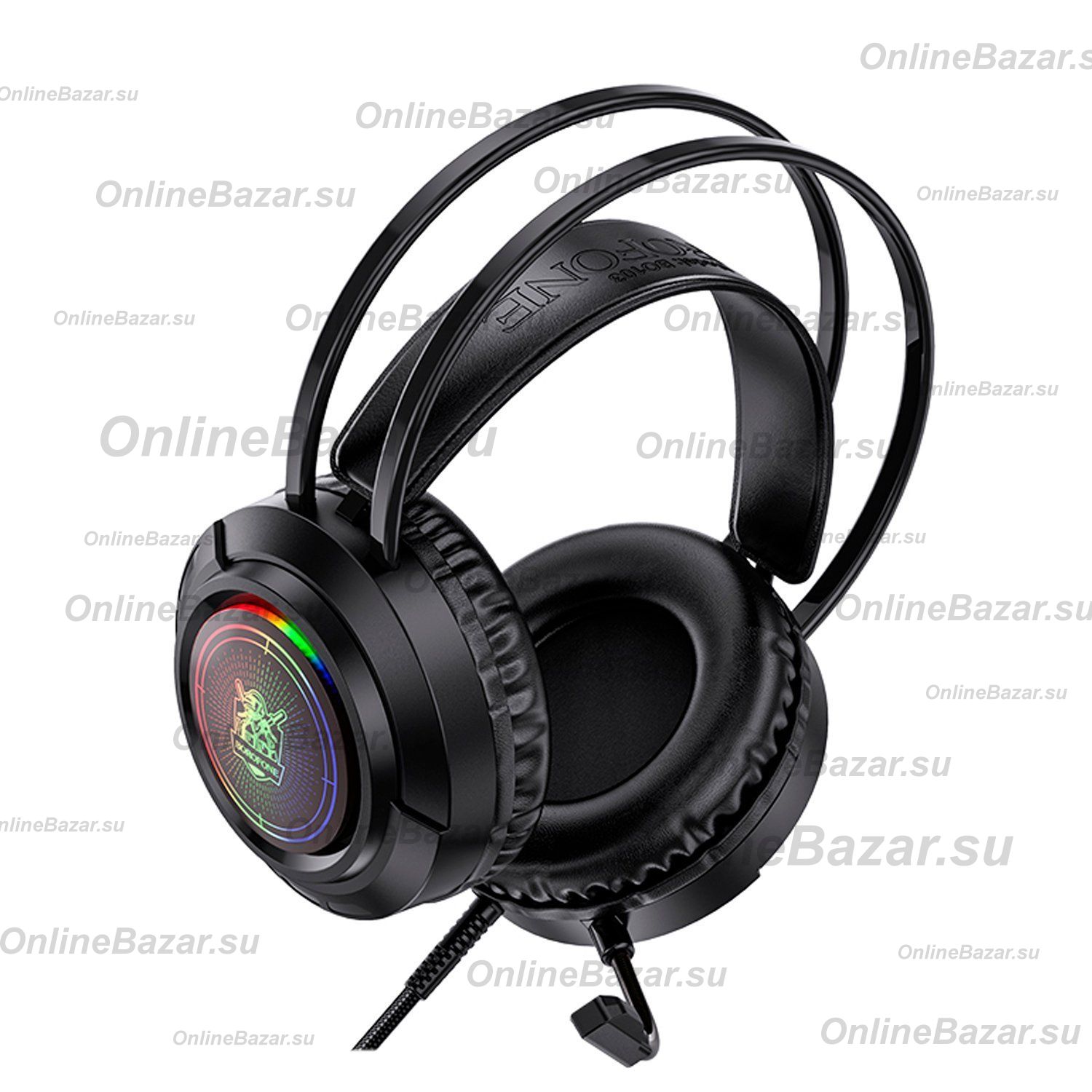 Компьютерная гарнитура Borofone BO103 Surpass <черный> ― OnlineBazar.su
