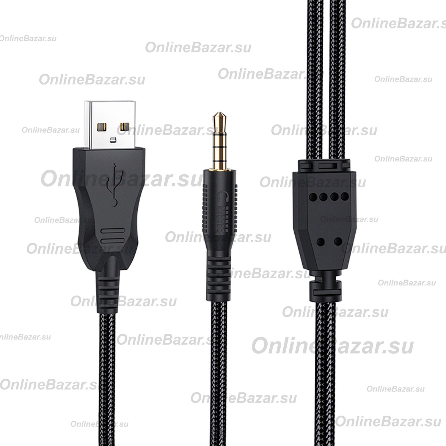 Компьютерная гарнитура Borofone BO103 Surpass <черный> ― OnlineBazar.su