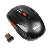 Мышь оптическая беспроводная Dialog Pointer MROP-01UBT <черный> ― OnlineBazar.su