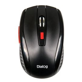 Мышь оптическая беспроводная Dialog Pointer MROP-01UBT <черный>