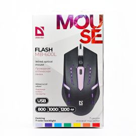 Мышь оптическая Defender MB-600L Flash <черный>