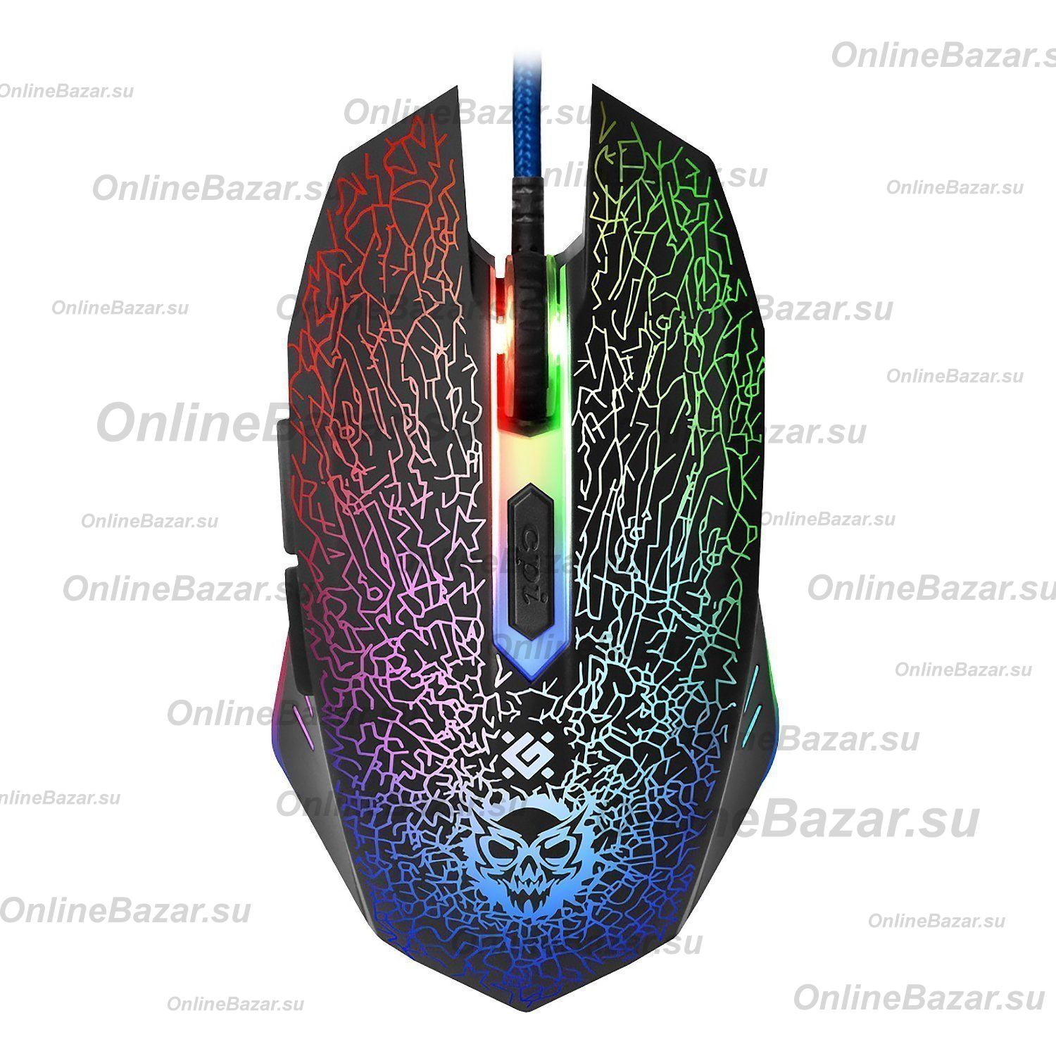 Мышь оптическая Defender Shock GM-110L (игровая) <черный> ― OnlineBazar.su