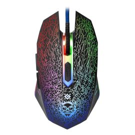 Мышь оптическая Defender Shock GM-110L (игровая) <черный>