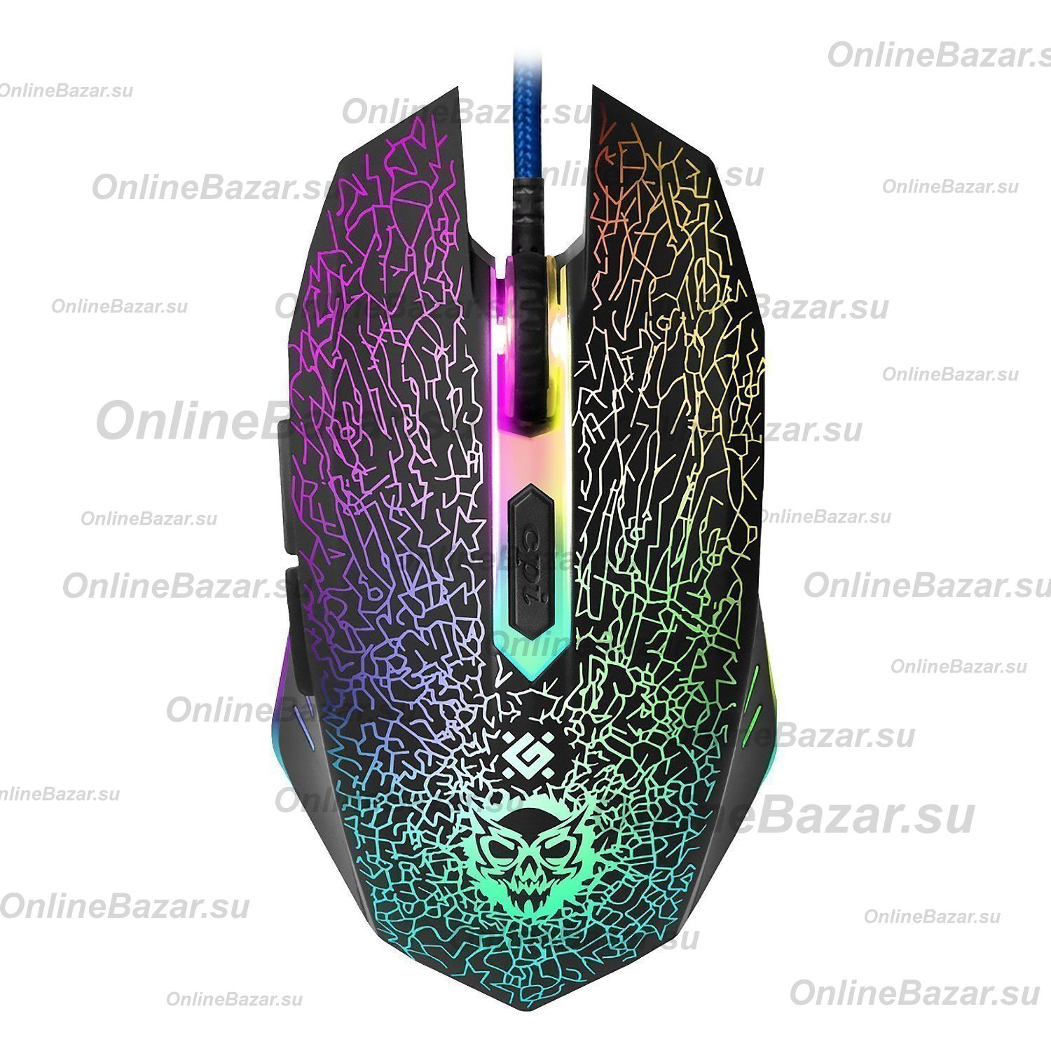 Мышь оптическая Defender Shock GM-110L (игровая) <черный> ― OnlineBazar.su