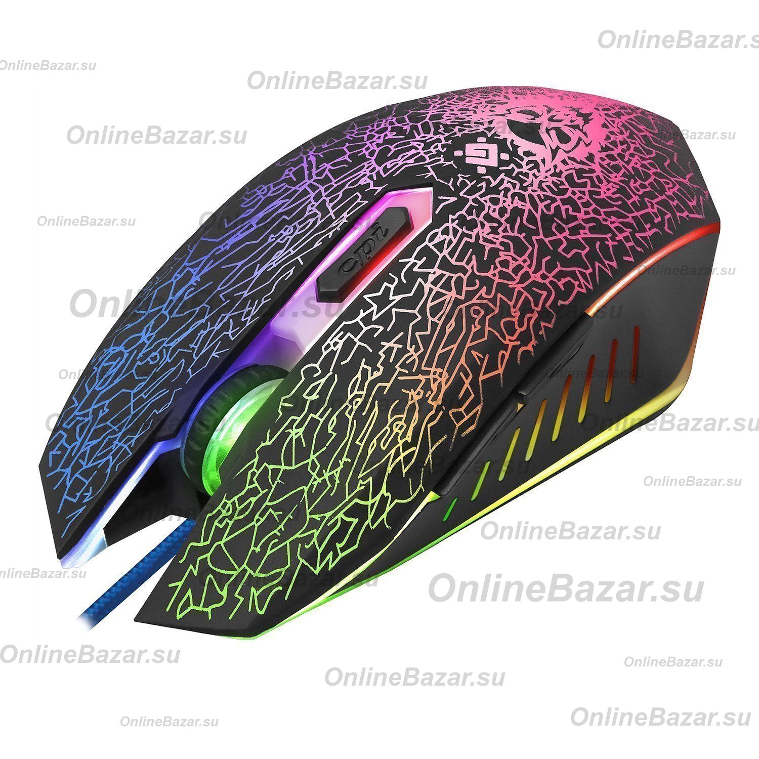 Мышь оптическая Defender Shock GM-110L (игровая) <черный> ― OnlineBazar.su