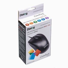 Мышь оптическая Dialog Comfort MOC-17U <черный>