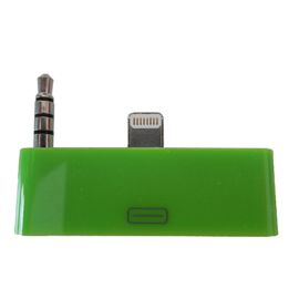 Аудио переходник Apple iPhone 5 для кабеля iPhone 2/3/4 <зеленый>